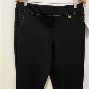 Anne Klein NEW Slim leg black dress slacks pants, size 10